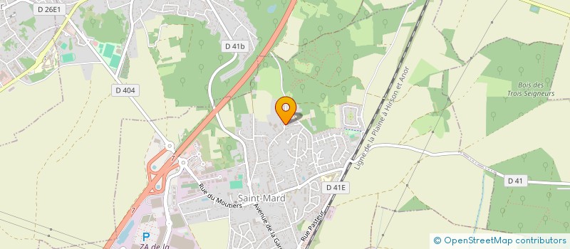 localisation de l'entreprise LES VERGERS DU PUITS MONTAUBERT à SAINT-MARD