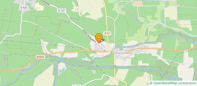 localisation de l'entreprise LES VERGERS LUC  AIGUES-VIVES