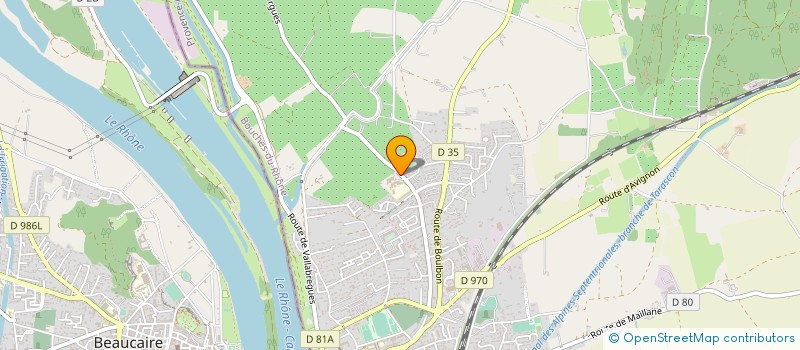 localisation de l'entreprise LES VERGERS MARCEL  TARASCON