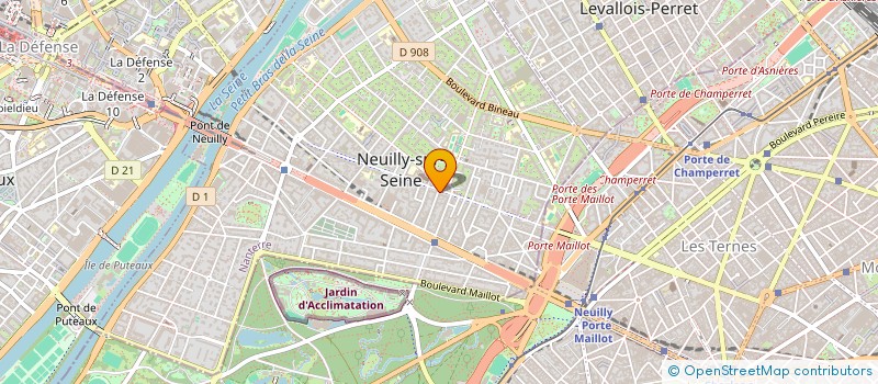 localisation de l'entreprise LES VERGERS SARL à NEUILLY-SUR-SEINE