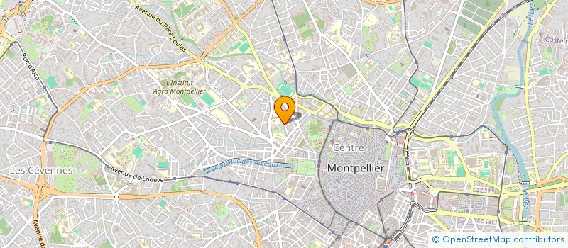 localisation de l'entreprise LES VERRERIES à MONTPELLIER