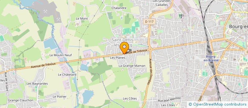 localisation de l'entreprise LES VERRES ONT LA PAROLE à SAINT-DENIS-LES-BOURG