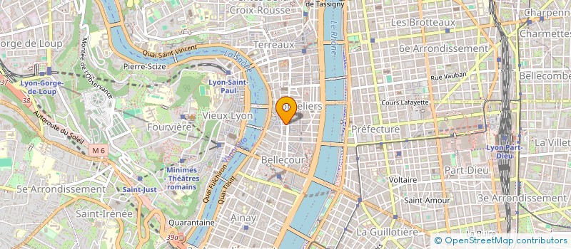 localisation de l'entreprise LES VERSANES à LYON