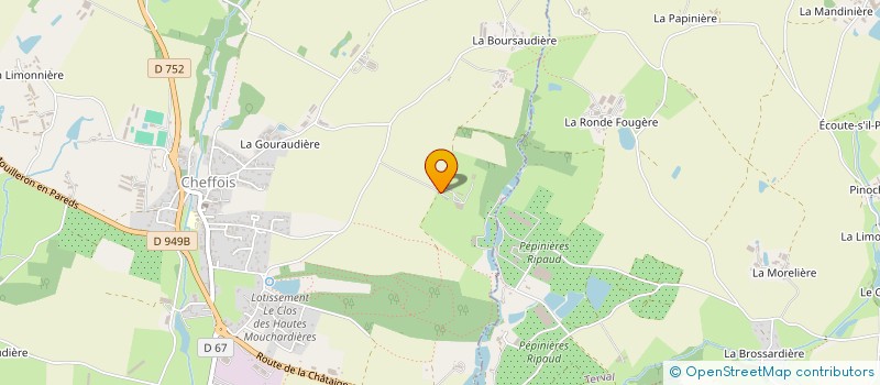localisation de l'entreprise LES VERSANTS à CHEFFOIS