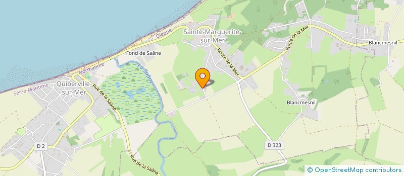 localisation de l'entreprise LES VERTS BOIS  SAINTE-MARGUERITE-SUR-MER