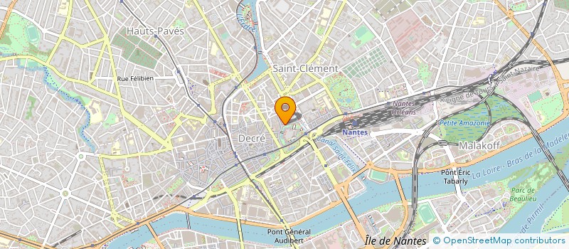 localisation de l'entreprise LES VERTS DE L AGGLOMERATION NANTAISE à NANTES