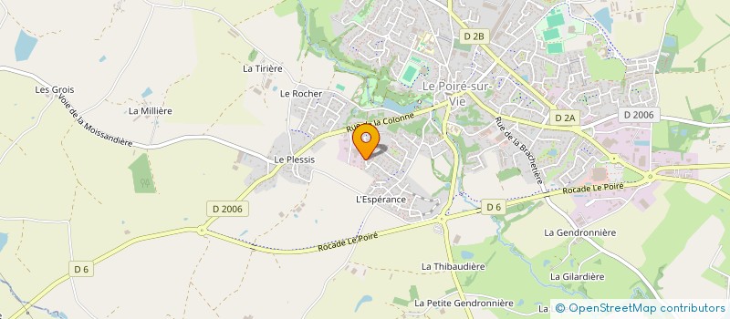 localisation de l'entreprise LES VERTS DE L'AMITIE à LE POIRE-SUR-VIE