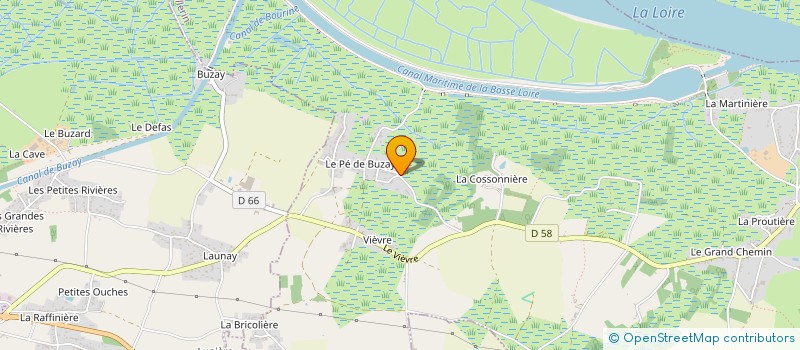 localisation de l'entreprise LES VERTS DES PAYS DE LA LOIRE à LE PELLERIN