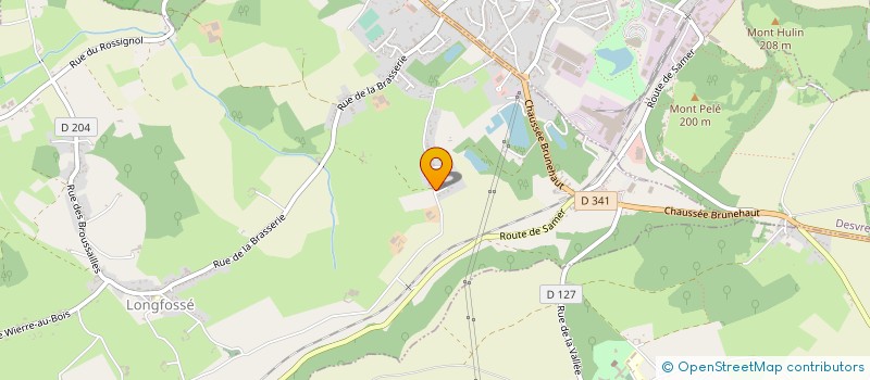 localisation de l'entreprise LES VERTS PARADIS  LONGFOSSE