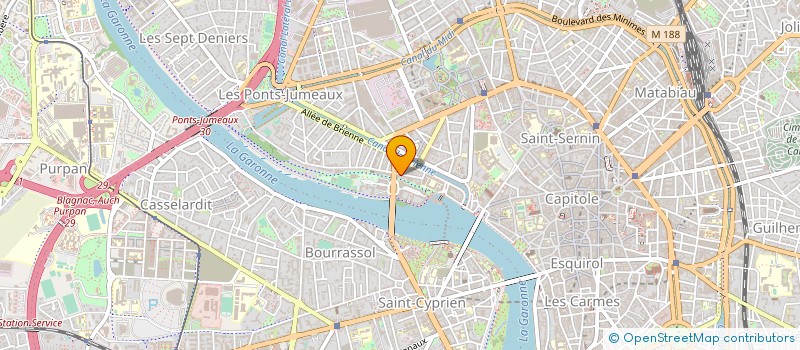 localisation de l'entreprise LES VERTS TOLOSANS à TOULOUSE