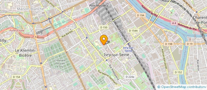 localisation de l'entreprise LES VERTUGADINS à IVRY-SUR-SEINE