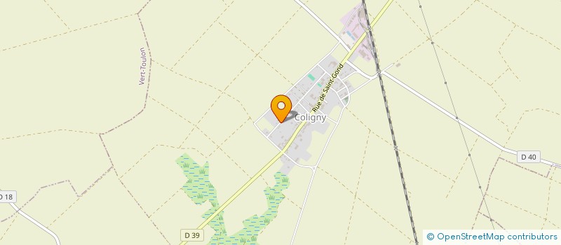 localisation de l'entreprise LES VERTUS  VAL-DES-MARAIS