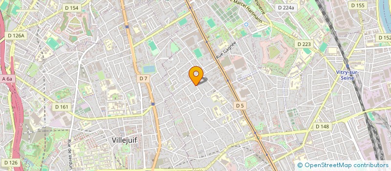 localisation de l'entreprise LES VESTIGES DE FRANCE à VITRY-SUR-SEINE