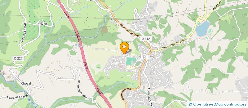 localisation de l'entreprise LES VETERANS  CRUSEILLES