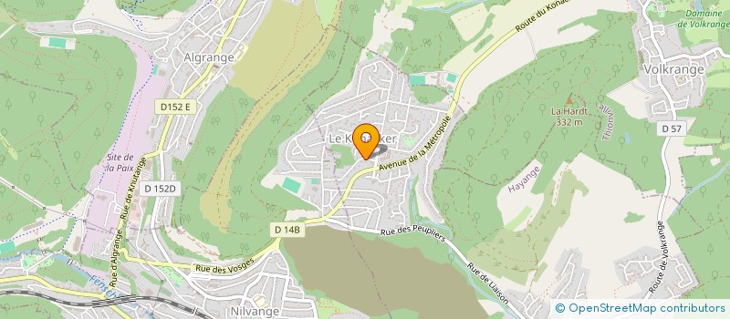 localisation de l'entreprise LES VETERANS DU KONACKER  HAYANGE