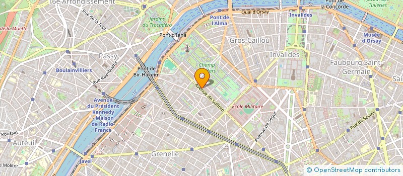 localisation de l'entreprise LES VETOS PARISIENS SUFFREN  PARIS