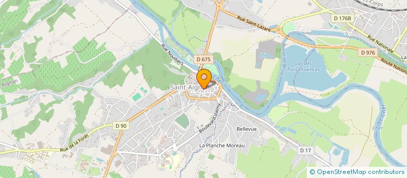 localisation de l'entreprise LES VETUSIENS à SAINT-AIGNAN