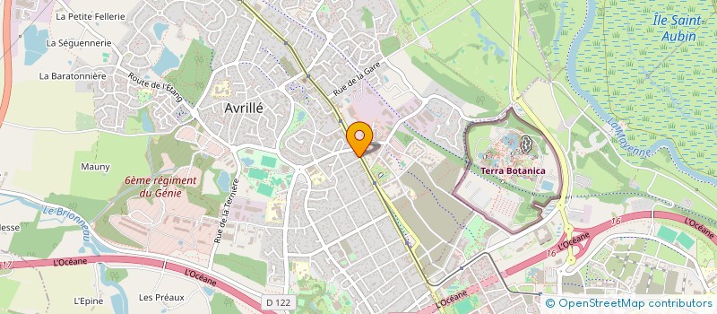 localisation de l'entreprise LES VIANDES AVRILLAISES à AVRILLE