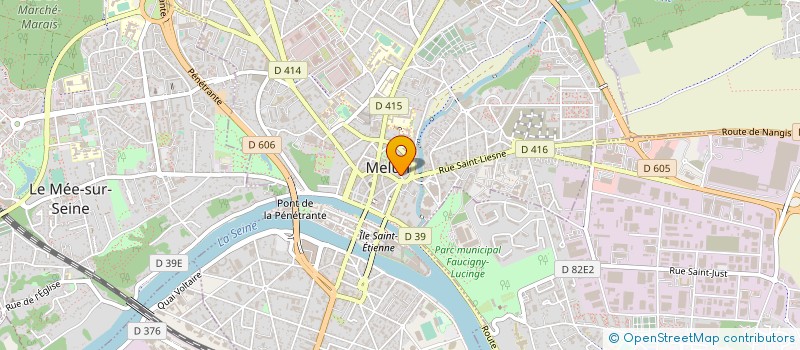 localisation de l'entreprise LES VIANDES BARBIZONNAISES à MELUN