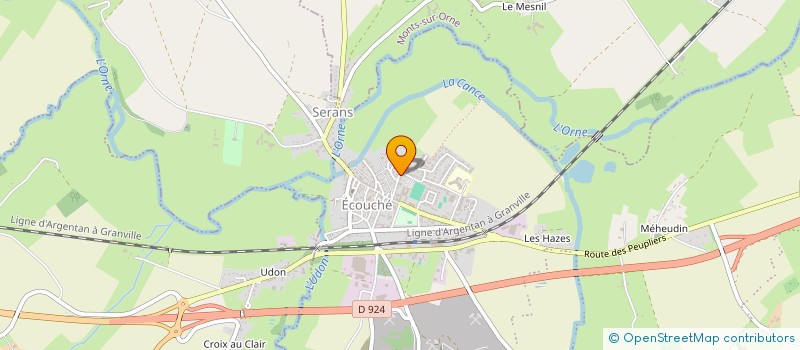 localisation de l'entreprise LES VIANDES DU VAL D ORNE à ECOUCHE-LES-VALLEES