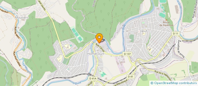 localisation de l'entreprise LES VIANDES JOVICIENNES  HOMECOURT