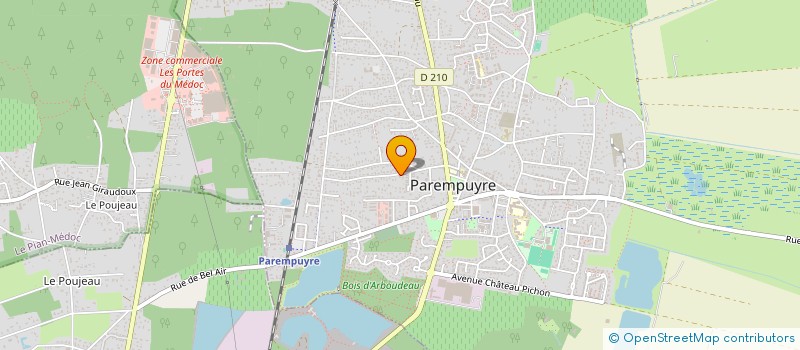 localisation de l'entreprise LES VIBROMOTEURS  PAREMPUYRE