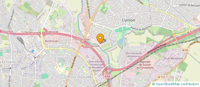 localisation de l'entreprise LES VIDEOPATHES ASSOCIES à L'UNION