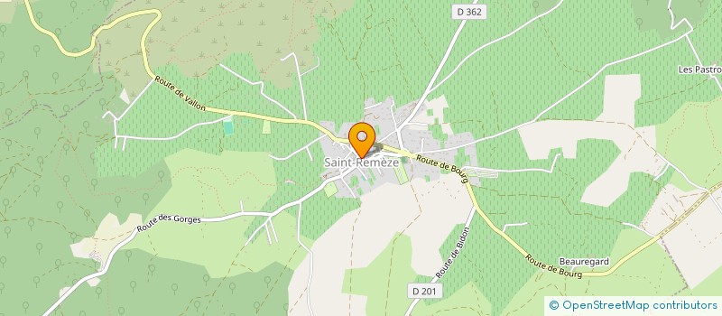 localisation de l'entreprise LES VIEILLERIES  SAINT-JUST-D'ARDECHE