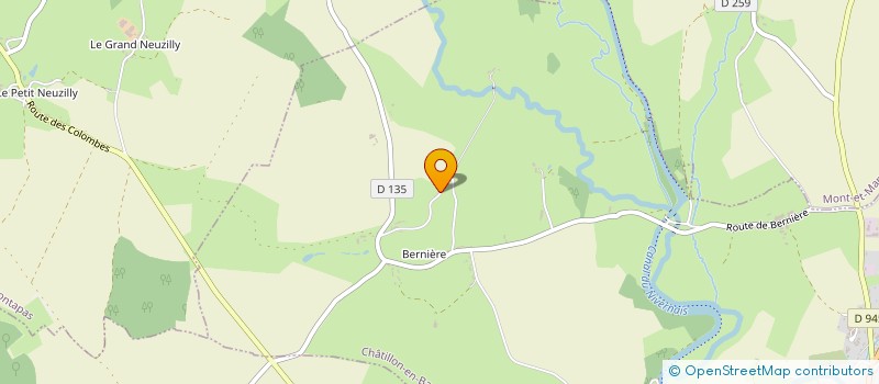 localisation de l'entreprise LES VIEILLES BIELLES CHATILLONNAISES à CHATILLON-EN-BAZOIS