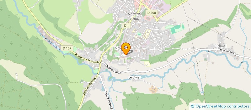 localisation de l'entreprise LES VIEILLES BOUTIQUES DU NOGENTAIS à NOGENT