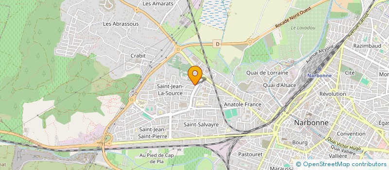 localisation de l'entreprise LES VIEILLES DAMES  NARBONNE