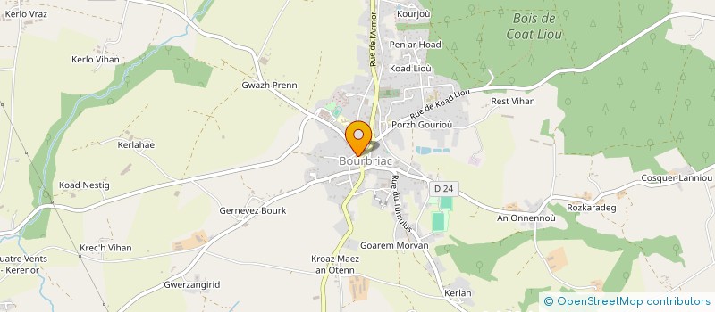 localisation de l'entreprise LES VIEILLES MECANIQUES BRIACINES  BOURBRIAC