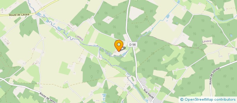 localisation de l'entreprise LES VIEILLES MECANIQUES DE LA RIVIERE  LAVARE