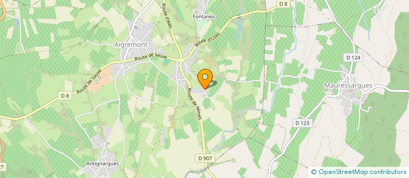 localisation de l'entreprise LES VIEILLES PASSES  AIGREMONT