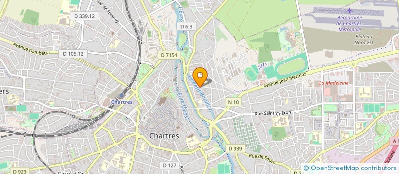 localisation de l'entreprise LES VIEILLES PEDALES à CHARTRES