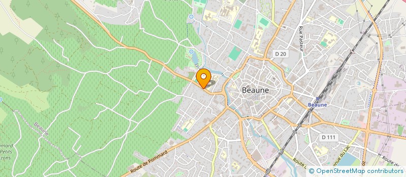 localisation de l'entreprise LES VIEILLES PIERRES à BEAUNE