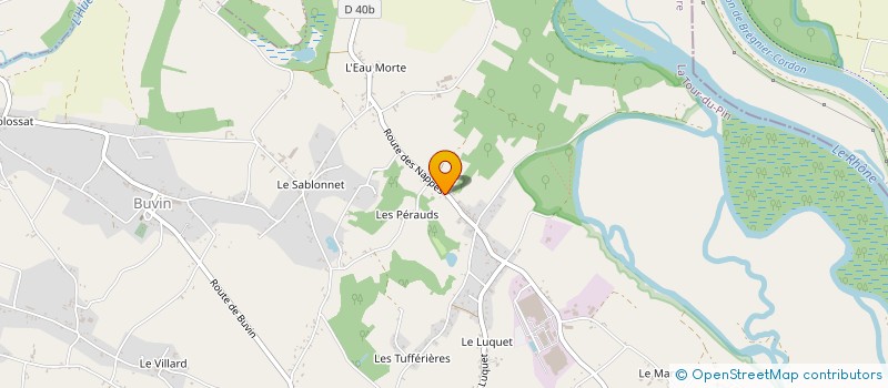 localisation de l'entreprise LES VIEILLES POSTES à LES AVENIERES VEYRINS-THUELLIN