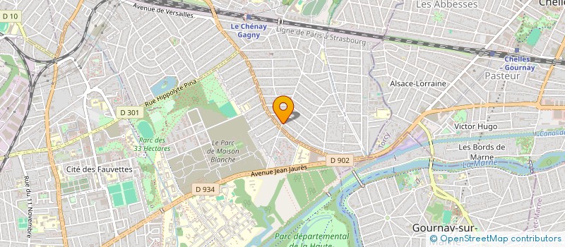 localisation de l'entreprise LES VIEILLES SOUPAPES 77 à GAGNY
