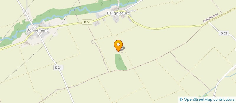 localisation de l'entreprise LES VIEILLES VIGNES  BALIGNICOURT