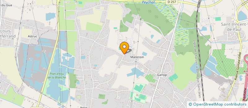 localisation de l'entreprise LES VIEILLES VIGNES  AMBARES-ET-LAGRAVE