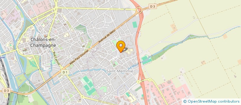 localisation de l'entreprise LES VIENNOISERIES DE LA MOIVRE  SAINT-MEMMIE