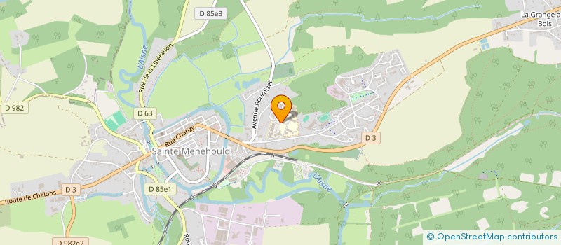 localisation de l'entreprise LES VIES AGES D'ARGONNE à SAINTE-MENEHOULD