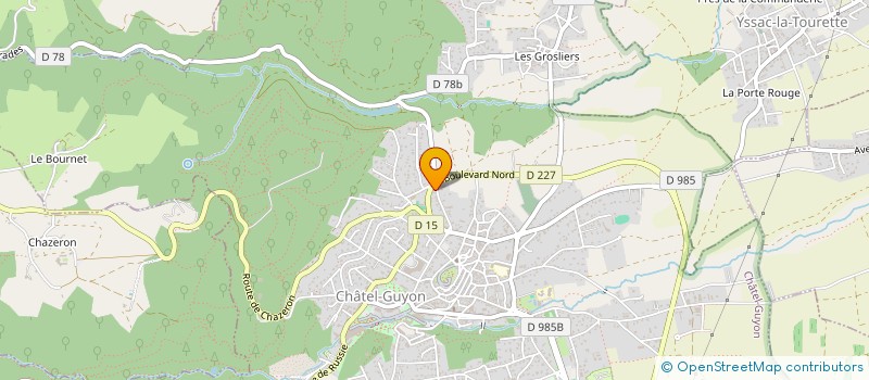 localisation de l'entreprise LES VIES DANSENT  CHATEL-GUYON