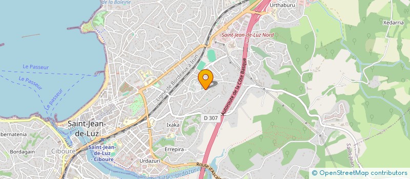 localisation de l'entreprise LES VIES DANSENT 64  SAINT-JEAN-DE-LUZ