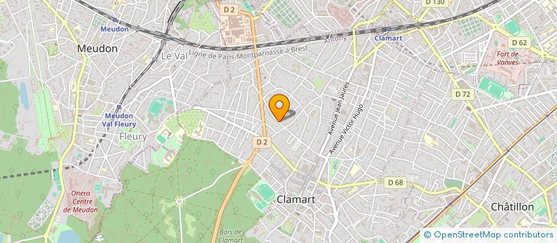 localisation de l'entreprise LES VIES DANSENT à CLAMART