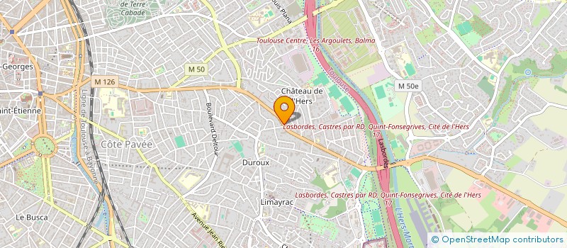 localisation de l'entreprise LES VIES DANSENT LIBRES  TOULOUSE