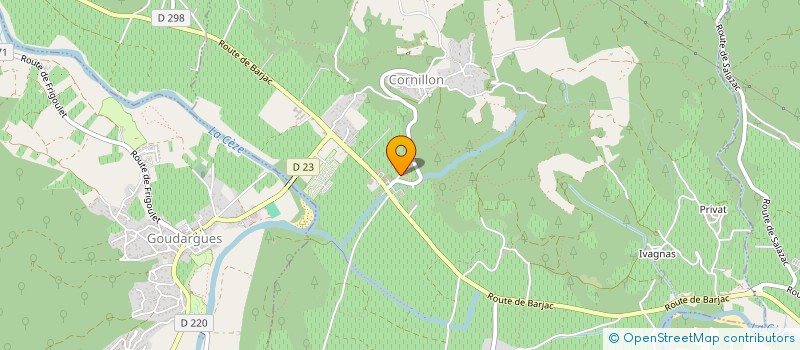 localisation de l'entreprise LES VIEUX ADOS  CORNILLON