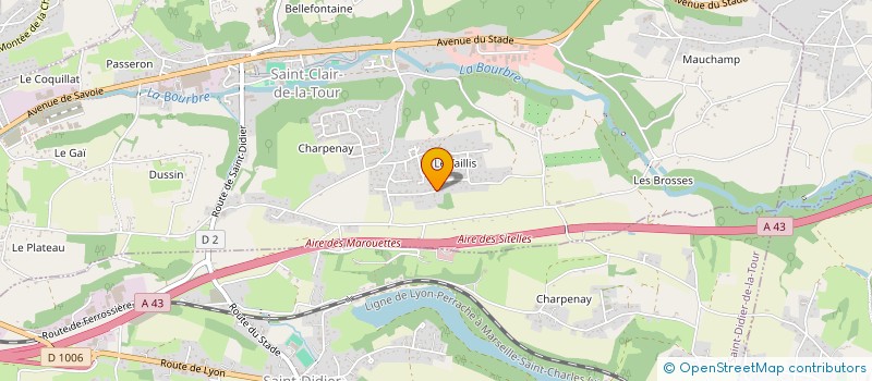 localisation de l'entreprise LES VIEUX BADOUS  MONTCARRA