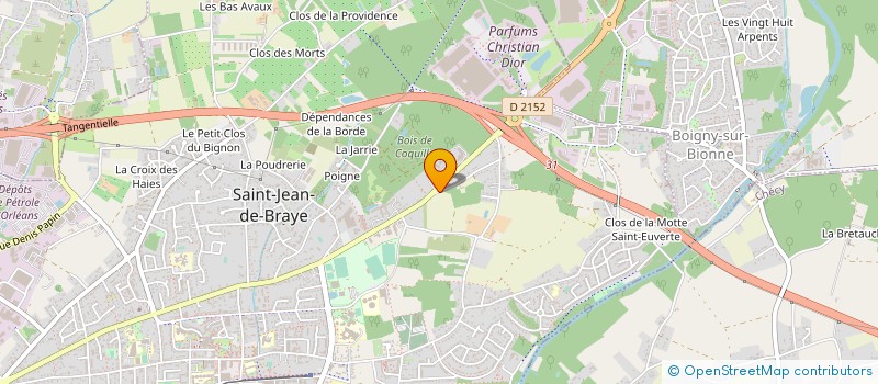 localisation de l'entreprise LES VIEUX CHEVRONS à SAINT-JEAN-DE-BRAYE