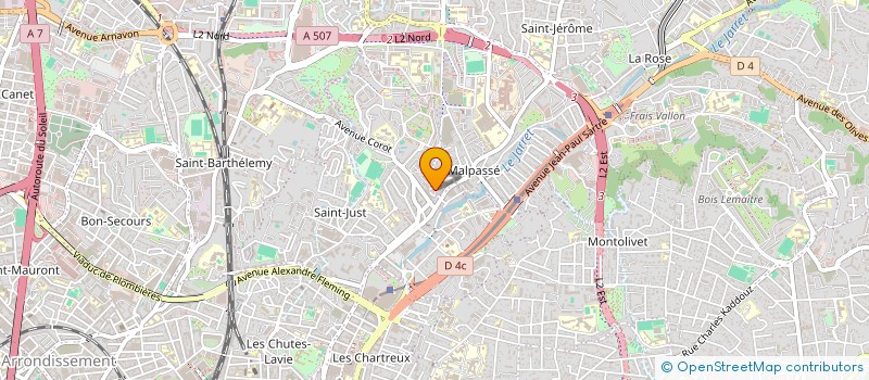 localisation de l'entreprise LES VIEUX CYPRES à MARSEILLE 13